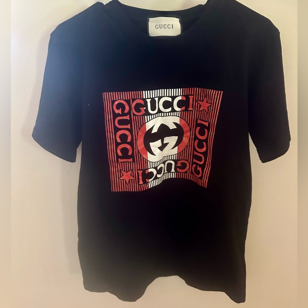 Gucci red and black tshirt.  Youth XL/women’s small.